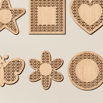 Intra απο ξύλο plywood 3mm-4mm πάχος – Αρχείο κοπής με λέιζερ Rattan Sign Δίασταση  40x30 cm INTRAFABR-95795470 - Image 1