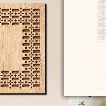 Intra απο ξύλο plywood 3mm-4mm πάχος – Αρχείο κοπής με λέιζερ Rattan Sign Δίασταση  40x30 cm INTRAFABR-95795470 - Image 14