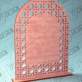 Intra απο ξύλο plywood 3mm-4mm πάχος – Rattan Sign Δίασταση  40x30 cm INTRAFABR-79148707 - Image 3