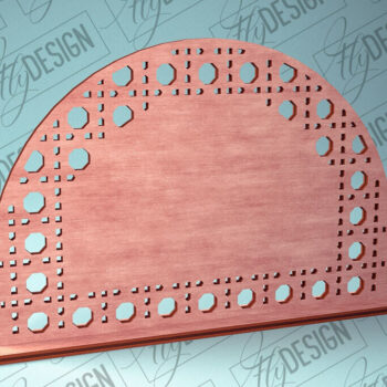 Intra απο ξύλο plywood 3mm-4mm πάχος – Rattan Sign Δίασταση  40x30 cm INTRAFABR-79148526 - Image 1