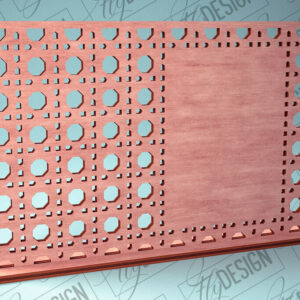 Intra απο ξύλο plywood 3mm-4mm πάχος – Rattan Sign Δίασταση  40x30 cm INTRAFABR-79148591