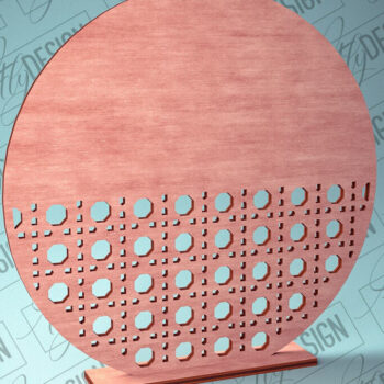 Intra απο ξύλο plywood 3mm-4mm πάχος – Rattan Sign Δίασταση  40x30 cm INTRAFABR-79148628 - Image 1