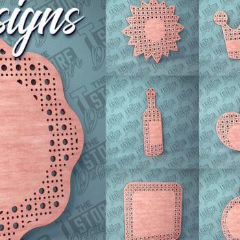 Intra απο ξύλο plywood 3mm-4mm πάχος – Rattan Sign | Σχεδίαση Δίασταση  40x30 cm INTRAFABR-79511908 - Image 1