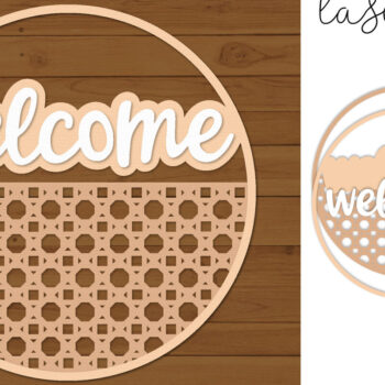 Intra απο ξύλο plywood 3mm-4mm πάχος – Rattan Sign Lasercut - Πρότυπο Lasercut Δίασταση  40x30 cm INTRAFABR-121369181 - Image 5