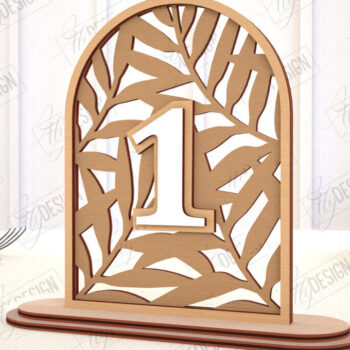 Intra απο ξύλο plywood 3mm-4mm πάχος – Πακέτο αριθμών τραπεζιού Rattan | Επιτραπέζιο σημάδι Δίασταση  20x20 cm INTRAFABR-113923245 - Image 4
