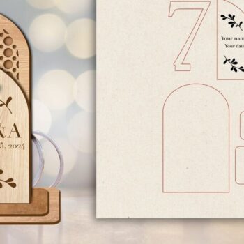 Intra απο ξύλο plywood 3mm-4mm πάχος – Αριθμοί Τραπεζιού Γάμου Rattan Δίασταση  20x20 cm INTRAFABR-95299623 - Image 8