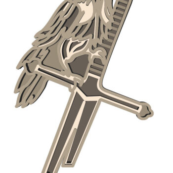 Intra απο ξύλο plywood 3mm-4mm πάχος – Rawen Multilayer/Papercut/Laser Cut Δίασταση  20x20 cm INTRAFABR-66501257 - Image 1