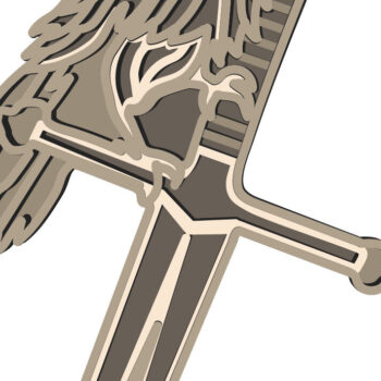 Intra απο ξύλο plywood 3mm-4mm πάχος – Rawen Multilayer/Papercut/Laser Cut Δίασταση  20x20 cm INTRAFABR-66501257 - Image 3