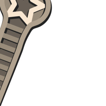 Intra απο ξύλο plywood 3mm-4mm πάχος – Rawen Multilayer/Papercut/Laser Cut Δίασταση  20x20 cm INTRAFABR-66501257 - Image 8