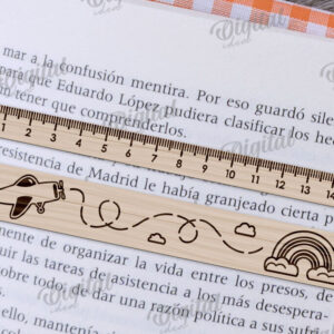 Intra απο ξύλο plywood 3mm-4mm πάχος – Βοήθημα ανάγνωσης με κοπής με λέιζερ χάρακα Δίασταση 20x20 cm INTRAFABR-108960317