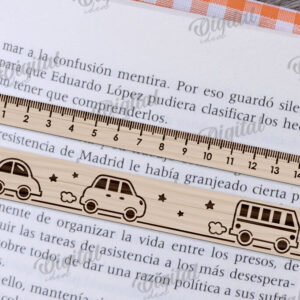 Intra απο ξύλο plywood 3mm-4mm πάχος – Βοήθημα ανάγνωσης με κοπής με λέιζερ χάρακα Δίασταση 20x20 cm INTRAFABR-108960037