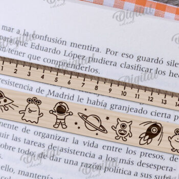 Intra απο ξύλο plywood 3mm-4mm πάχος – Βοήθημα ανάγνωσης με χάρακες Δέσμη κοπής με λέιζερ Δίασταση  20x20 cm INTRAFABR-109013772 - Image 9