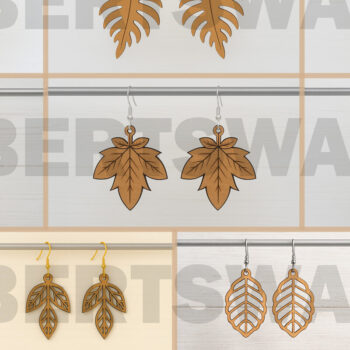 Intra απο ξύλο plywood 3mm-4mm πάχος – Πακέτο ρεαλιστικών φύλλων Δίασταση 20x20 cm INTRAFABR-123755792 - Image 1