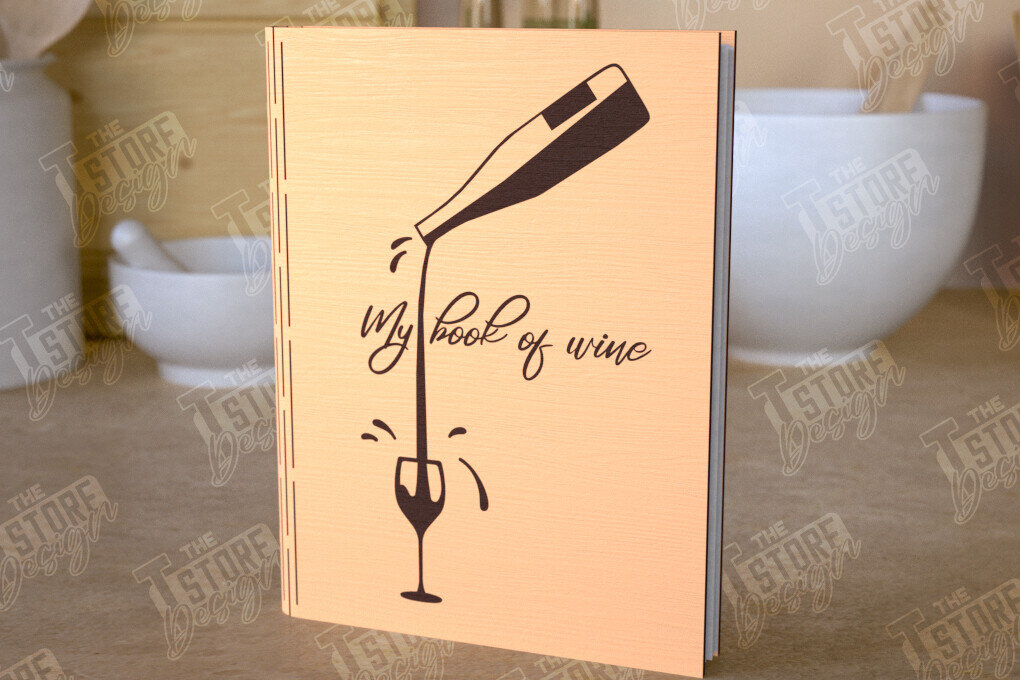 Intra απο ξύλο plywood 3mm-4mm πάχος – Βιβλίο Συνταγών | Εξώφυλλο βιβλίου | Ξύλινο Βιβλίο Δίασταση  20x20 cm INTRAFABR-112524905