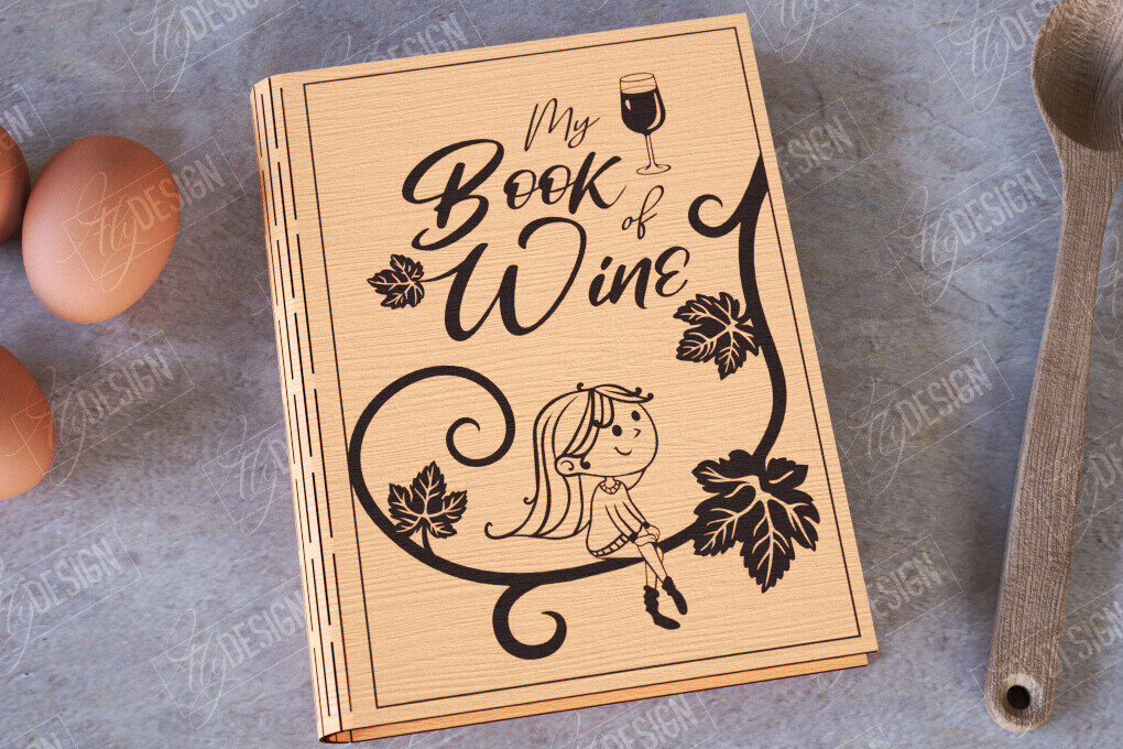 Intra απο ξύλο plywood 3mm-4mm πάχος – Βιβλίο Συνταγών |Εξώφυλλο βιβλίου|Συνταγές βιβλίων μαγειρικής Δίασταση  20x20 cm INTRAFABR-113524934