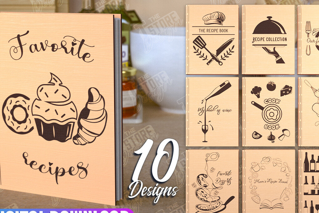 Intra απο ξύλο plywood 3mm-4mm πάχος – Πακέτο βιβλίου συνταγών | Εξώφυλλο βιβλίου | Βιβλιοδέτης Δίασταση  20x20 cm INTRAFABR-112525055