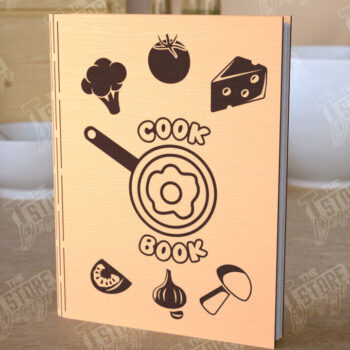 Intra απο ξύλο plywood 3mm-4mm πάχος – Πακέτο βιβλίου συνταγών | Εξώφυλλο βιβλίου | Βιβλιοδέτης Δίασταση  20x20 cm INTRAFABR-112525055 - Image 3