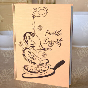 Intra απο ξύλο plywood 3mm-4mm πάχος – Πακέτο βιβλίου συνταγών | Εξώφυλλο βιβλίου | Βιβλιοδέτης Δίασταση  20x20 cm INTRAFABR-112525055 - Image 5