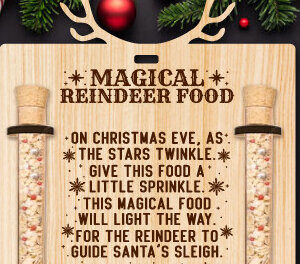 Intra απο ξύλο plywood 3mm-4mm πάχος – Στολίδι βάσης τροφίμου τάρανδος Δίασταση  20x20 cm INTRAFABR-75042241