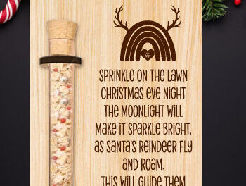 Intra απο ξύλο plywood 3mm-4mm πάχος – Στολίδι βάσης τροφίμου τάρανδος Δίασταση  20x20 cm INTRAFABR-75042235 - Image 1