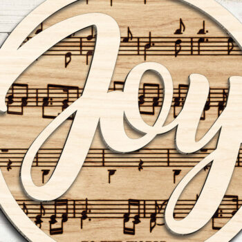 Intra απο ξύλο plywood 3mm-4mm πάχος – Relifious Music Stand Decor Δίασταση 20x20 cm INTRAFABR-98480426 - Image 2