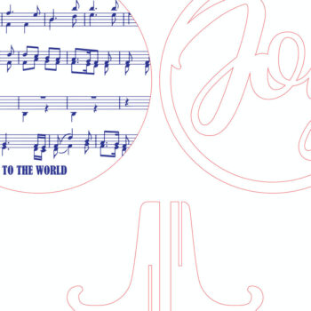 Intra απο ξύλο plywood 3mm-4mm πάχος – Relifious Music Stand Decor Δίασταση 20x20 cm INTRAFABR-98480426 - Image 3