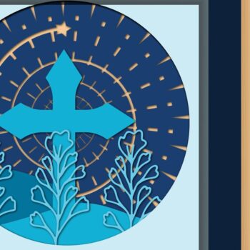 Intra απο ξύλο plywood 3mm-4mm πάχος – Πακέτο σκιάς θρησκευτικής διασταυρούμενης πίστης Δίασταση  20x20 cm INTRAFABR-34915516 - Image 4