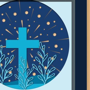 Intra απο ξύλο plywood 3mm-4mm πάχος – Πακέτο σκιάς θρησκευτικής διασταυρούμενης πίστης Δίασταση  20x20 cm INTRAFABR-34915516 - Image 5