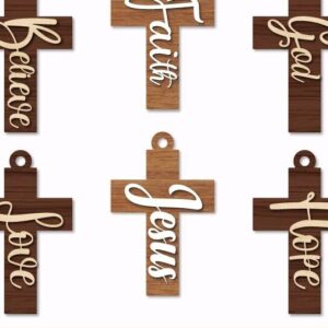 Intra απο ξύλο plywood 3mm-4mm πάχος –  θρησκευτικού σταυρού στολίδι PNG Δίασταση  20x20 cm INTRAFABR-113002522