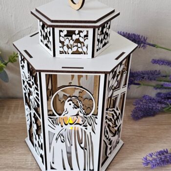 Intra απο ξύλο plywood 3mm-4mm πάχος – Θρησκευτικό Πασχαλινό Φανάρι | Ιησούς Δίασταση  20x20 cm INTRAFABR-118837123 - Image 6