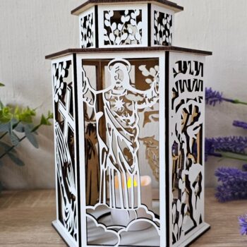 Intra απο ξύλο plywood 3mm-4mm πάχος – Θρησκευτικό Πασχαλινό Φανάρι | Ιησούς Δίασταση  20x20 cm INTRAFABR-118837123 - Image 10