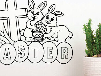 Intra απο ξύλο plywood 3mm-4mm πάχος – Θρησκευτικό Πασχαλινό αρχείο κοπής με λέιζερ Δίασταση  20x20 cm INTRAFABR-65113966 - Image 1