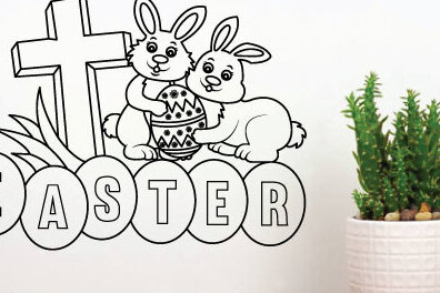 Intra απο ξύλο plywood 3mm-4mm πάχος – Θρησκευτικό Πασχαλινό αρχείο κοπής με λέιζερ Δίασταση  20x20 cm INTRAFABR-65113966