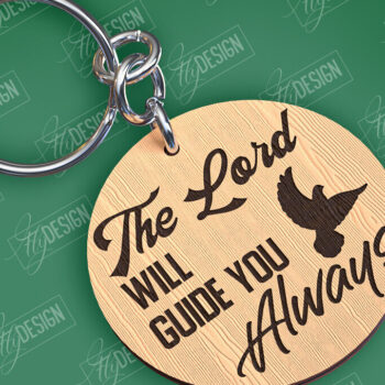 Intra απο ξύλο plywood 3mm-4mm πάχος – Θρησκευτική δέσμη κοπής με μπρελόκ με λέιζερ Δίασταση  5x5 cm INTRAFABR-98607478 - Image 2