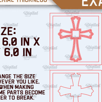 Intra απο ξύλο plywood 3mm-4mm πάχος – Θρησκευτική διακοσμητική Δίασταση 20x20 cm INTRAFABR-96732503 - Image 2