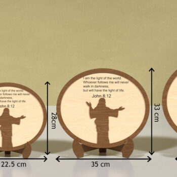 Intra απο ξύλο plywood 3mm-4mm πάχος – Θρησκευτική Ξυλογραφία - Δίασταση  20x20 cm INTRAFABR-118900669 - Image 2