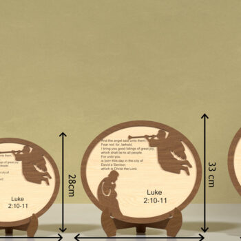 Intra απο ξύλο plywood 3mm-4mm πάχος – Θρησκευτική Ξύλινη Πλάκα -Faith Cut Laser Δίασταση  20x20 cm INTRAFABR-118900667 - Image 2