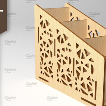 Intra απο ξύλο plywood 3mm-4mm πάχος – Δέσμη κοπής λέιζερ θήκης τηλεχειριστηρίου Δίασταση  20x20 cm INTRAFABR-87679121 - Image 8