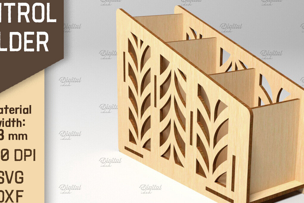 Intra απο ξύλο plywood 3mm-4mm πάχος – Στήριγμα τηλεχειριστηρίου. Storage Box Laser Δίασταση  20x20 cm INTRAFABR-87677042