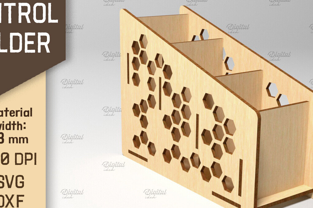 Intra απο ξύλο plywood 3mm-4mm πάχος – Στήριγμα τηλεχειριστηρίου. Storage Box Laser Δίασταση  20x20 cm INTRAFABR-87677066