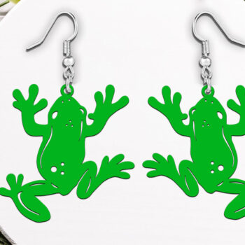 Intra απο ξύλο plywood 3mm-4mm πάχος – Σετ κοπής λέιζερ σκουλαρίκια ερπετών ζώων Δίασταση  5x5 cm INTRAFABR-120639306 - Image 3