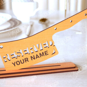 Intra απο ξύλο plywood 3mm-4mm πάχος – Δεσμευμένη πινακίδα | Αξεσουάρ εστιατορίου Δίασταση  20x20 cm INTRAFABR-113995965