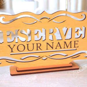 Intra απο ξύλο plywood 3mm-4mm πάχος – Δεσμευμένη πινακίδα | Αξεσουάρ εστιατορίου Δίασταση  20x20 cm INTRAFABR-113995983