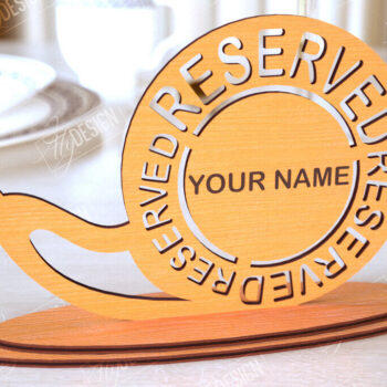 Intra απο ξύλο plywood 3mm-4mm πάχος – Δεσμευμένη πινακίδα | Αξεσουάρ εστιατορίου Δίασταση  20x20 cm INTRAFABR-113996004 - Image 1