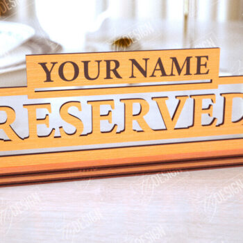 Intra απο ξύλο plywood 3mm-4mm πάχος – Δεσμευμένη πινακίδα | Αξεσουάρ εστιατορίου Δίασταση  20x20 cm INTRAFABR-113995917 - Image 1