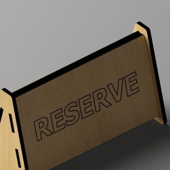 Intra απο ξύλο plywood 3mm-4mm πάχος – Επιτραπέζιες επιγραφές / Σχέδια βάσης μενού με κράτηση Δίασταση  20x20 cm INTRAFABR-44970826 - Image 3