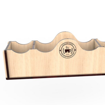 Intra απο ξύλο plywood 3mm-4mm πάχος – Οργανωτή χαρτοπετσέτας & αξεσουάρ εστιατορίου Δίασταση 20x20 cm INTRAFABR-117864556 - Image 1