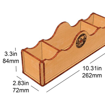 Intra απο ξύλο plywood 3mm-4mm πάχος – Οργανωτή χαρτοπετσέτας & αξεσουάρ εστιατορίου Δίασταση 20x20 cm INTRAFABR-117864556 - Image 2