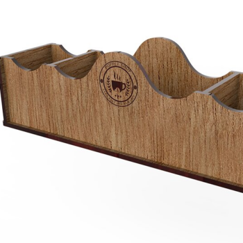 Intra απο ξύλο plywood 3mm-4mm πάχος – Οργανωτή χαρτοπετσέτας & αξεσουάρ εστιατορίου Δίασταση 20x20 cm INTRAFABR-117864556 - Image 3