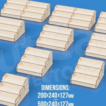 Intra απο ξύλο plywood 3mm-4mm πάχος – Βάση προβολής πάγκου λιανικής - 10 μεγέθη Δίασταση  20x20 cm INTRAFABR-119062839 - Image 1